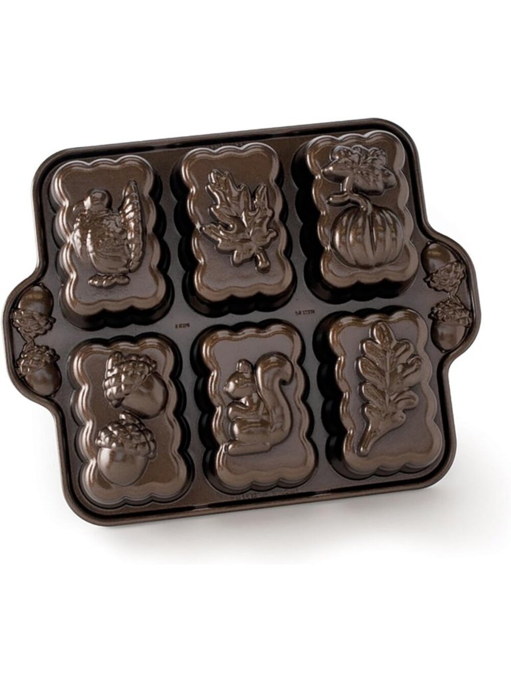 Mini Loaf Pan Set - 5-Cup Capacity, Non-Stick Bronze Finish for Baking Delights